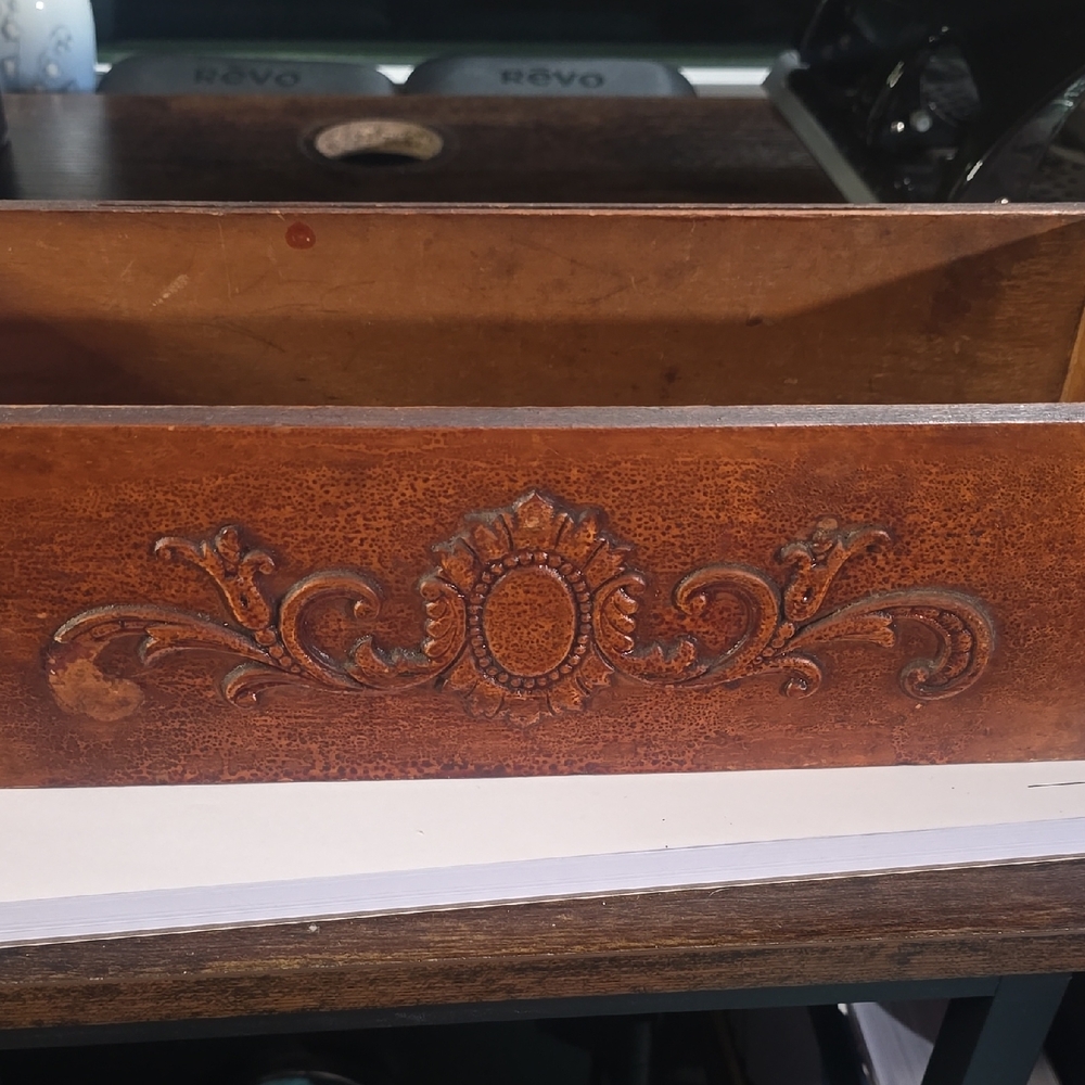 Vintage Sewing Machine Drawer - Warm Brown - Picture 3 of 5